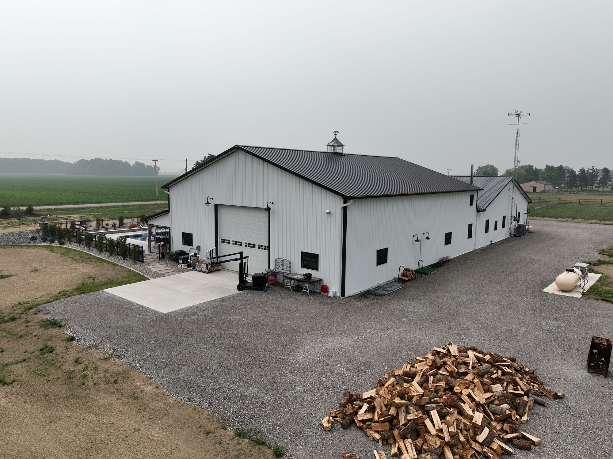 Pole barn home
