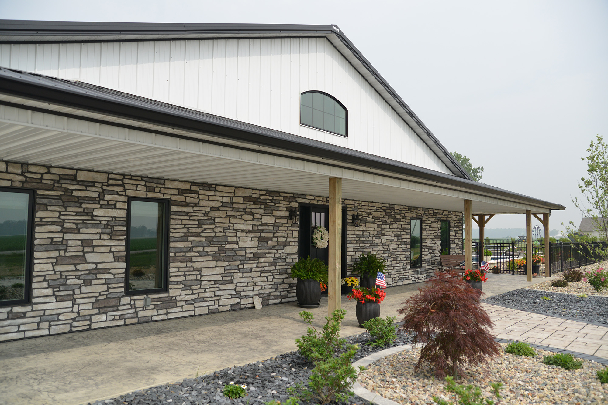 Pole Barn House Entry