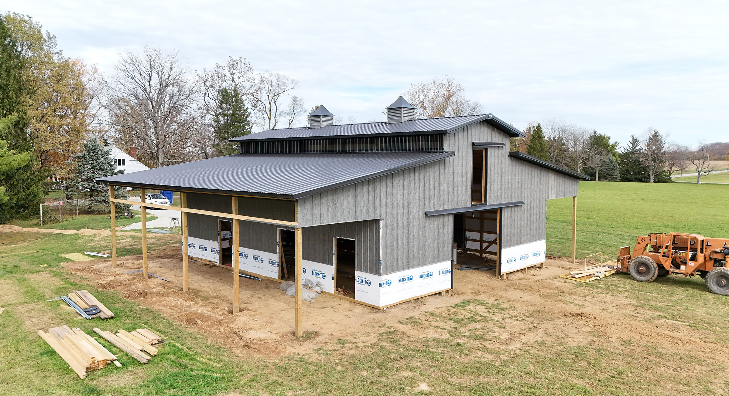 Horse Barn Post-Frame Project